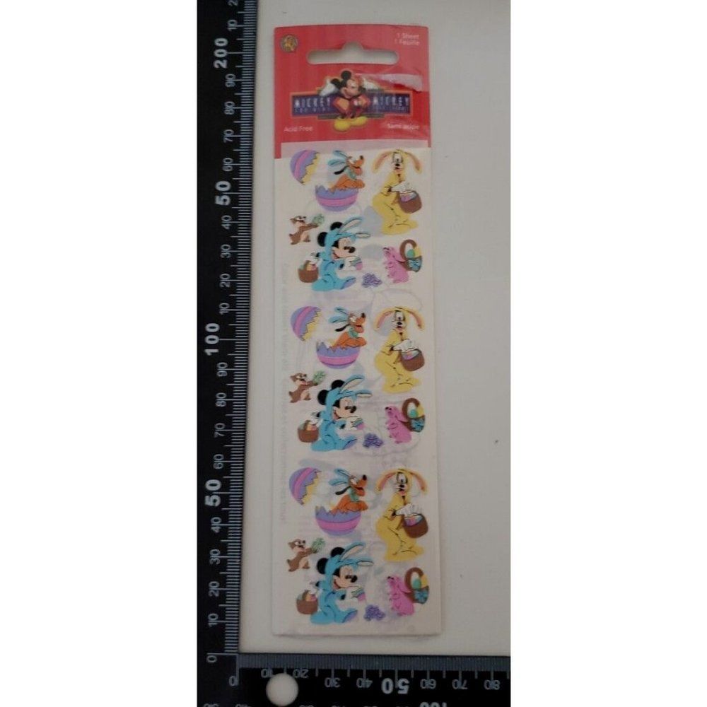Disney Mickey Mouse & Friends Easter Scrapbooking Craft Stickers New old…